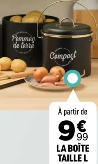 Boîte de conservation en métal - Taille L