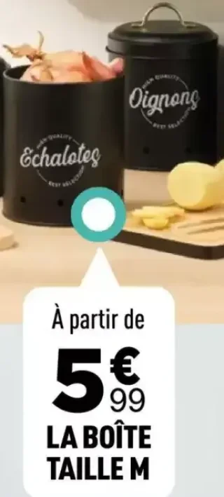 Boîte de conservation en métal - Taille M