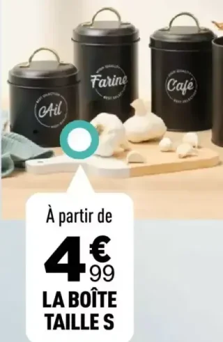 Boîte de conservation en métal - Taille S