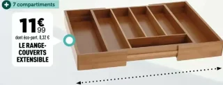 Le range-couverts extensible