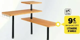 L'étagère d'angle