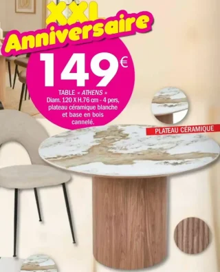 Table « Athens »