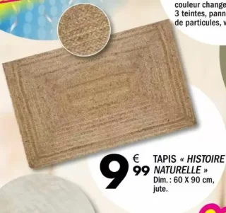 Tapis « Histoire Naturelle »