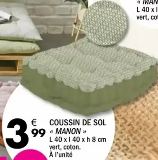 Coussin de sol « Manon »