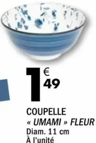 Coupelle « UMAMI » Fleur