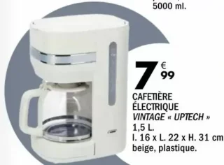 Cafetière électrique vintage « Uptech »