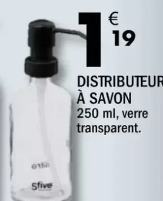 5five Distributeur à savon 250 ml