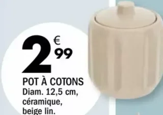 POT À COTONS
