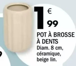 POT À BROSSE À DENTS