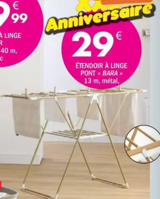 Étendoir à linge pont « BARA »