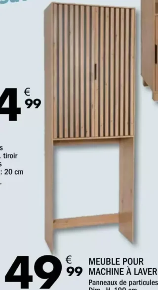 Meuble pour Machine à Laver