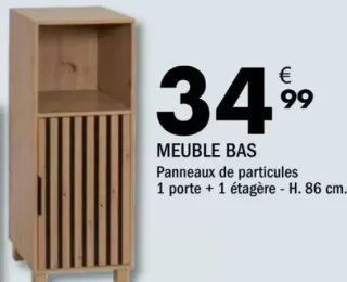 Meuble Bas de Salle de Bain