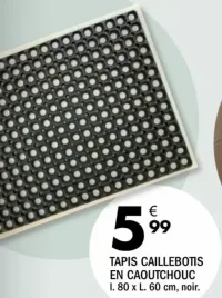 Tapis caillebotis en caoutchouc