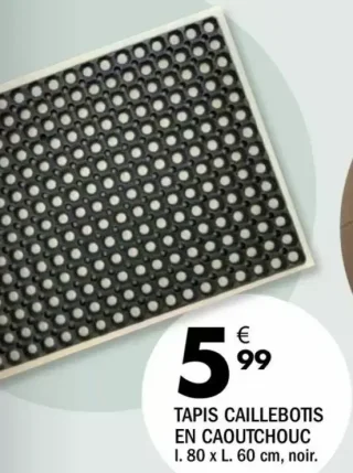 Tapis caillebotis en caoutchouc
