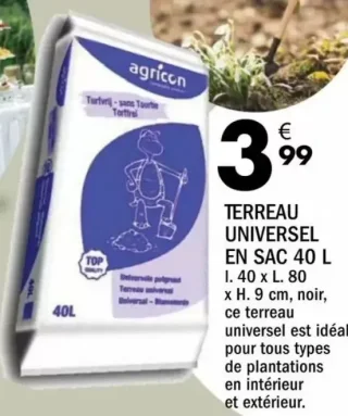Terreau universel Agricon