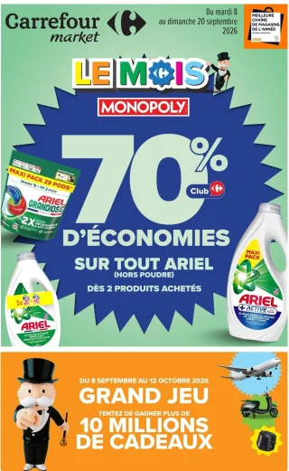 Gamme de lessives Ariel (hors poudre)