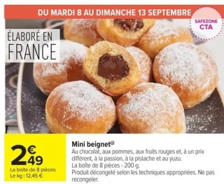 Mini beignet