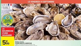 Huitres creuses FILIERE QUALITE CARREFOUR