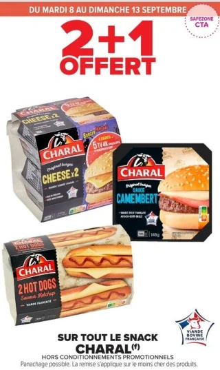Charal Le Snack (Burger, Hot Dog)