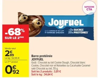 Barre protéinée JOYFUEL