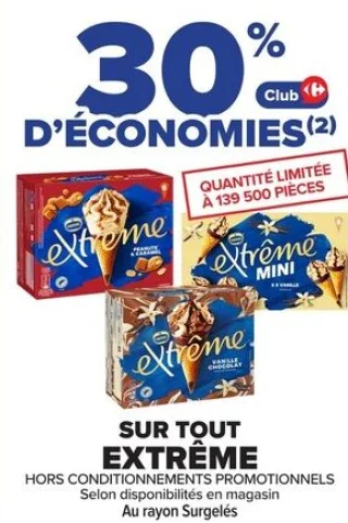 Glaces EXTRÊME