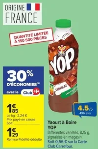 Yaourt à Boire YOP