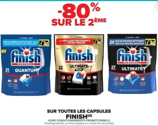 Capsules lave-vaisselle Finish (Quantum, Ultimate Plus ou Ultimate)
