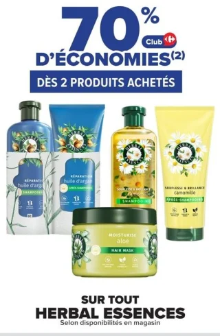 Sur tout Herbal Essences