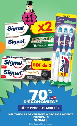 Dentifrices & brosses à dents Integral 8 Signal