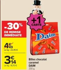 Billes chocolat caramel DAIM