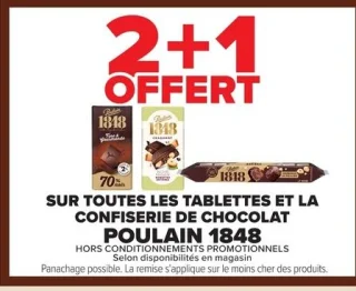Confiserie de chocolat POULAIN 1848