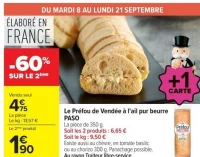 Le Préfou de Vendée à l'ail pur beurre PASO