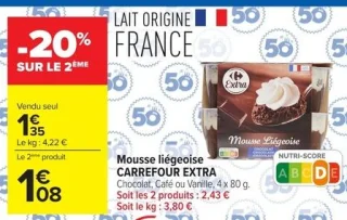 Mousse liégoise CARREFOUR EXTRA