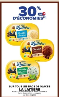 Bacs de glaces La Laitière