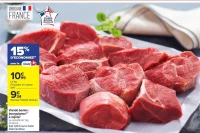 Viande bovine : bourguignon à mijoter