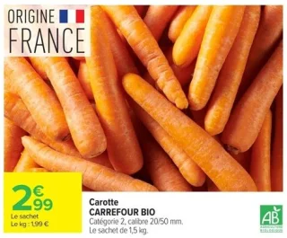Carotte CARREFOUR BIO