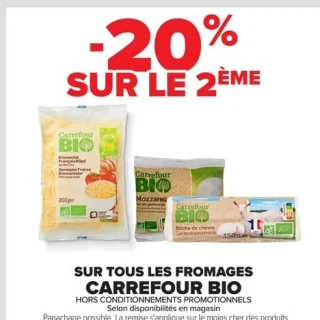Carrefour Bio fromages