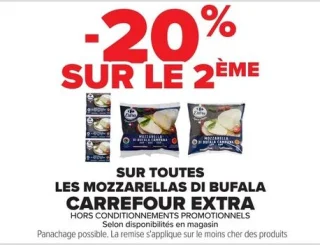 Mozzarellas di Bufala Carrefour Extra