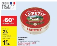 Camembert LEPETIT