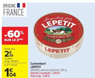 Camembert LEPETIT