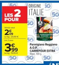 Parmigiano Reggiano A.O.P. CARREFOUR EXTRA