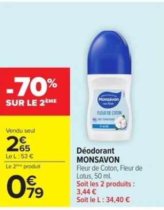 Déodorant MONSAVON