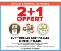 Tartinables Croc Frais