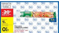 Pâte à pizza Fine et Ronde Carrefour Classic