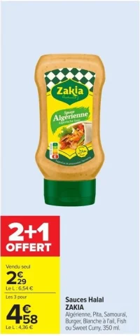 Sauces Halal ZAKIA