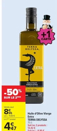 Huile d'Olive Vierge Extra TERRA DELYSSA