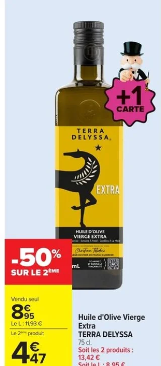 Huile d'Olive Vierge Extra TERRA DELYSSA