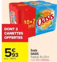 Soda OASIS Tropical