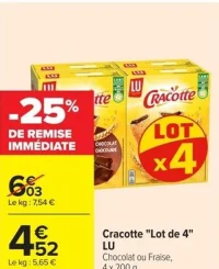 Cracotte "Lot de 4" LU