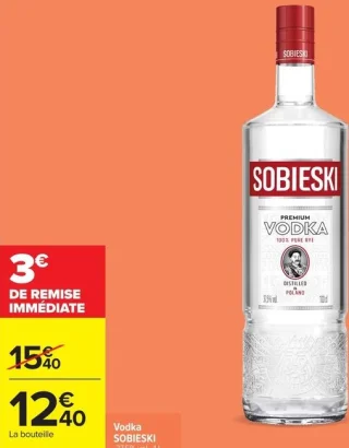 Vodka SOBIESKI 37,5% vol.